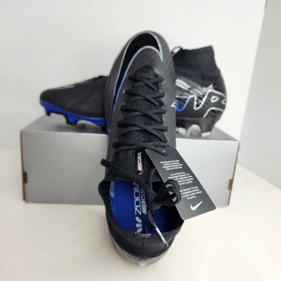 Nike Zoom Superfly 9 Elite FG Black/Blue Size 12.5 Men main image 6